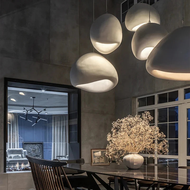 Pendant Light Japanese Dome Warm White LED