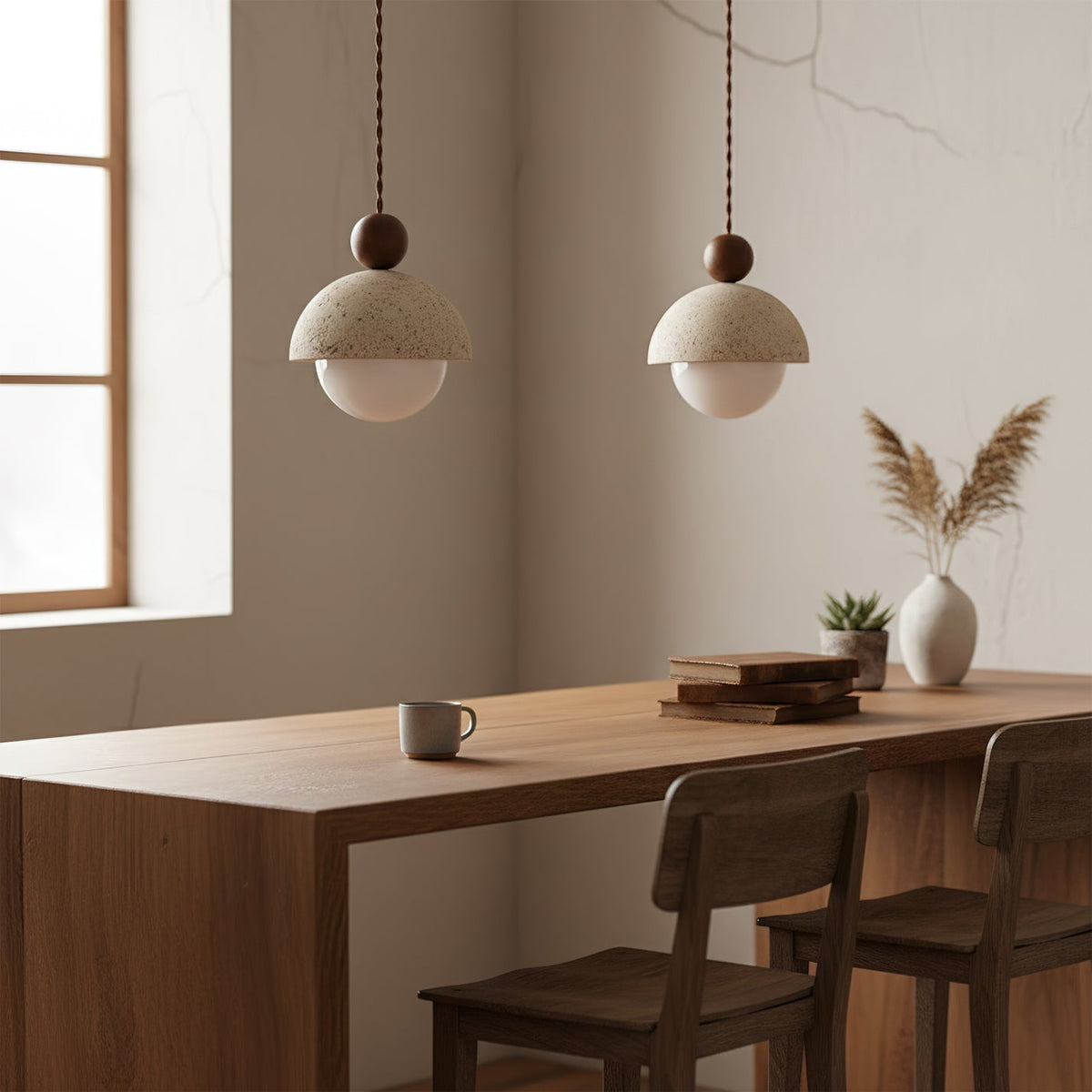 Pendant Light Matte Black Adjustable Height