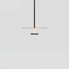 Pendant Light Minimalist Ring Iron & Acrylic