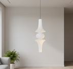 Pendant Light Mulberry Rice Paper Adjustable Height