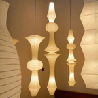 Pendant Light Mulberry Rice Paper Adjustable Height