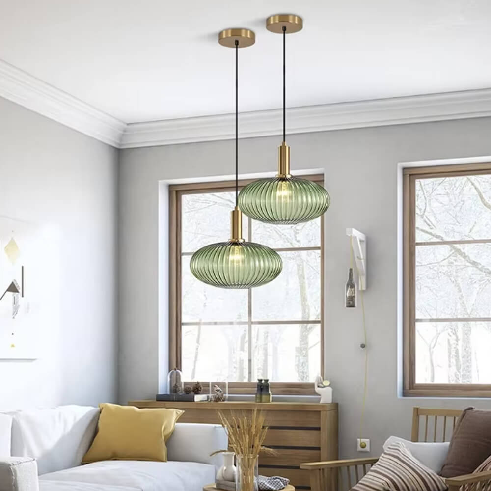 Pendant Light Nordic Design Tinted Glass Shade