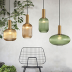 Pendant Light Nordic Design Tinted Glass Shade