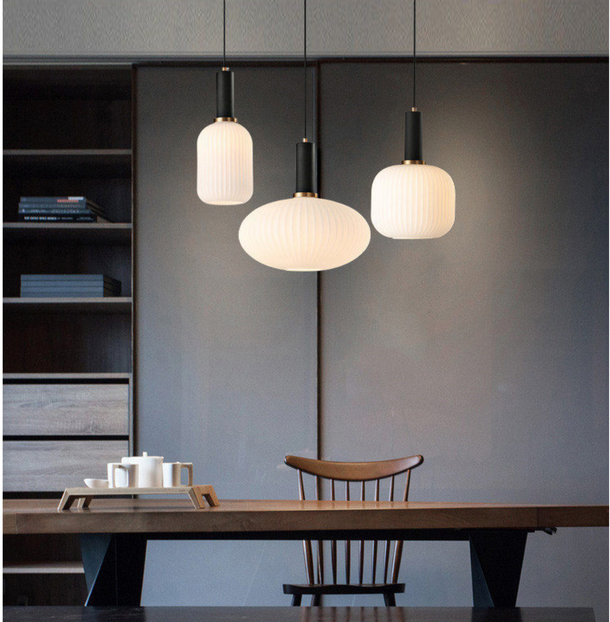 Pendant Light Nordic Design Tinted Glass Shade