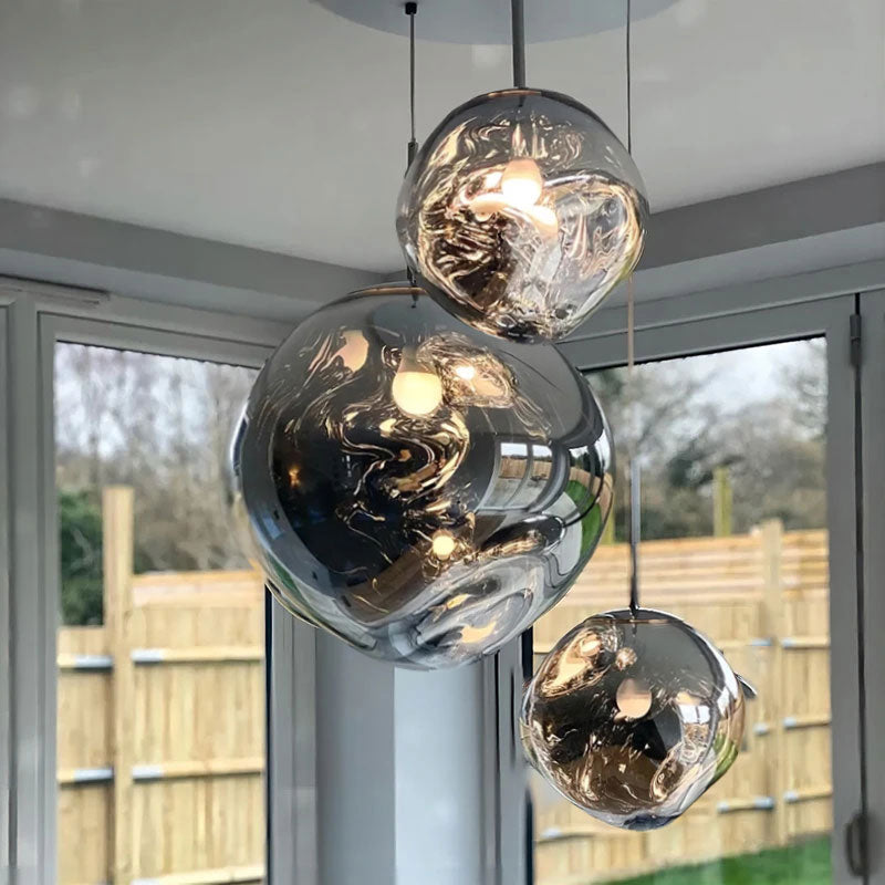 Pendant Light Nordic Lava Design Acrylic & Metal