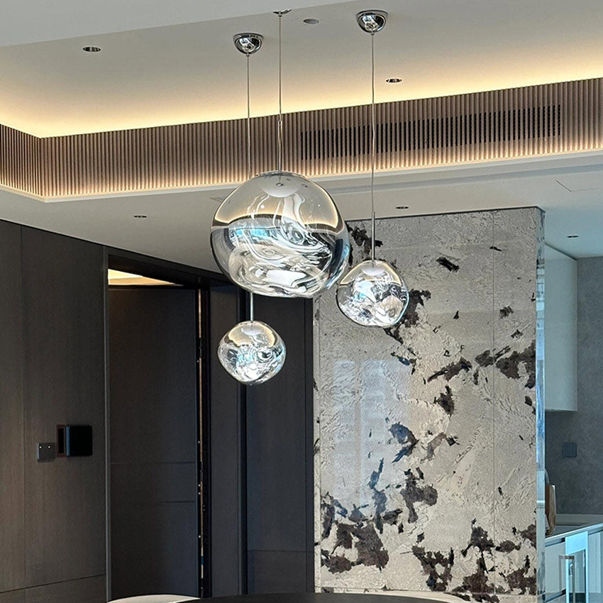 Pendant Light Nordic Lava Design Acrylic & Metal