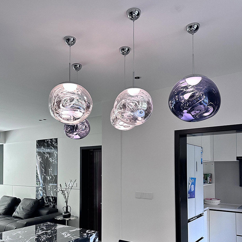 Pendant Light Nordic Lava Design Acrylic & Metal