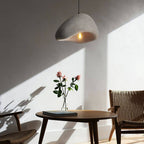 Pendant Light Organic Curved Shade Warm Ambient Glow