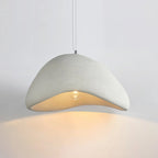 Pendant Light Organic Curved Shade Warm Ambient Glow