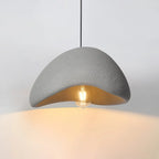Pendant Light Organic Curved Shade Warm Ambient Glow
