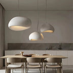 Pendant Light Organic Curved Shade Warm Ambient Glow