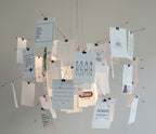 Pendant Light Paper Customizable Panels Tool-Free Assembly