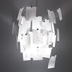 Pendant Light Paper Customizable Panels Tool-Free Assembly