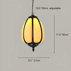 Pendant Light Pumpkin Design Waterproof Adjustable Cord