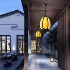 Pendant Light Pumpkin Design Waterproof Adjustable Cord