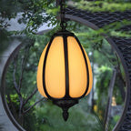 Pendant Light Pumpkin Design Waterproof Adjustable Cord