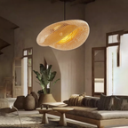 Pendant Light Rattan & Bamboo Integrated LED