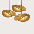 Pendant Light Rattan & Bamboo Integrated LED