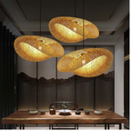 Pendant Light Rattan & Bamboo Integrated LED