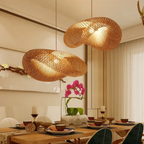 Pendant Light Rattan & Bamboo Integrated LED