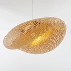 Pendant Light Rattan & Bamboo Integrated LED