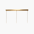 Pendant Light Ribbed Glass Adjustable Height