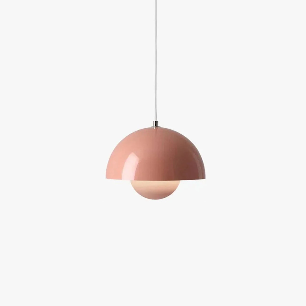 Pendant Light Scandinavian Floral Shade Warm & Cold White