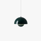 Pendant Light Scandinavian Floral Shade Warm & Cold White