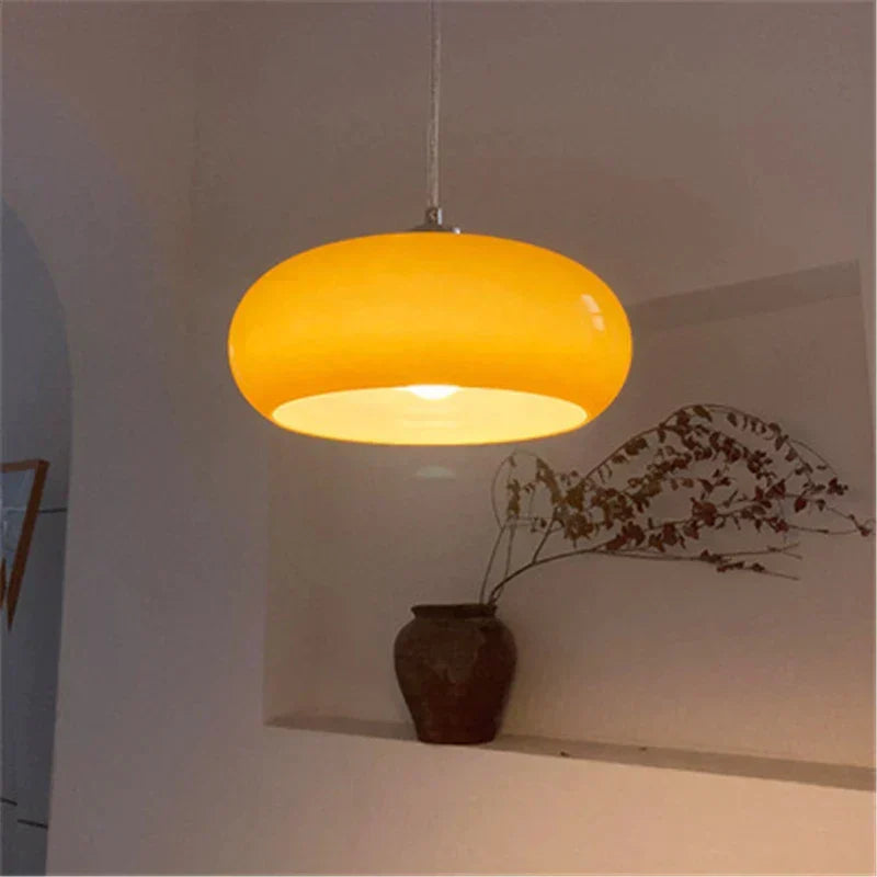 Pendant Light Scandinavian Wood & Metal Warm LED