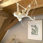 Pendant Light Sculptural Resin E26/E27 Adjustable Cable