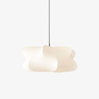 Pendant Light Silk Shade Iron Frame & Adjustable Cord