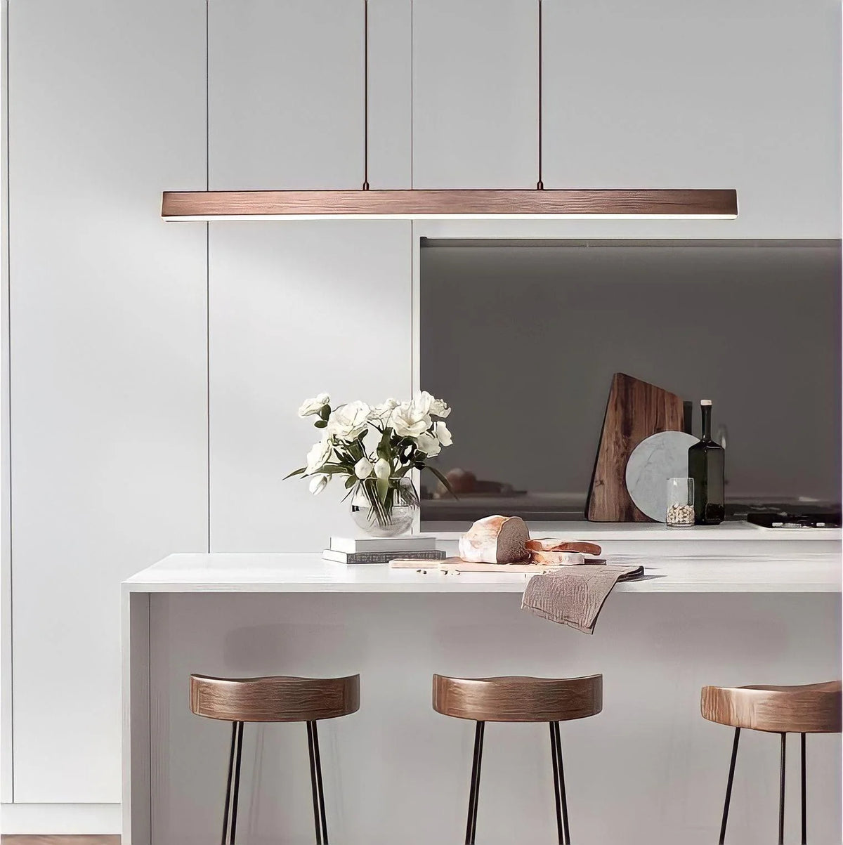 Pendant Light Slim Aluminum Dimmable LED Remote Control