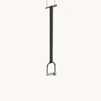 Pendant Light Stirrup-Inspired Genuine Leather Straps & Integrated LED