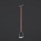 Pendant Light Stirrup-Inspired Genuine Leather Straps & Integrated LED