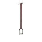 Pendant Light Stirrup-Inspired Genuine Leather Straps & Integrated LED