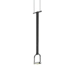 Pendant Light Stirrup-Inspired Genuine Leather Straps & Integrated LED