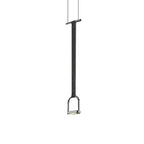 Pendant Light Stirrup-Inspired Genuine Leather Straps & Integrated LED