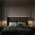 Pendant Light Stirrup-Inspired Genuine Leather Straps & Integrated LED