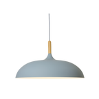 Pendant Light Wood Accent & Iron Shade