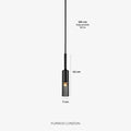 Pendant & Wall Lamp Smoked Glass Shade Metal Frame