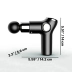 Percussion Massage Gun 32-Speed 4 Interchangeable Heads Rechargeable