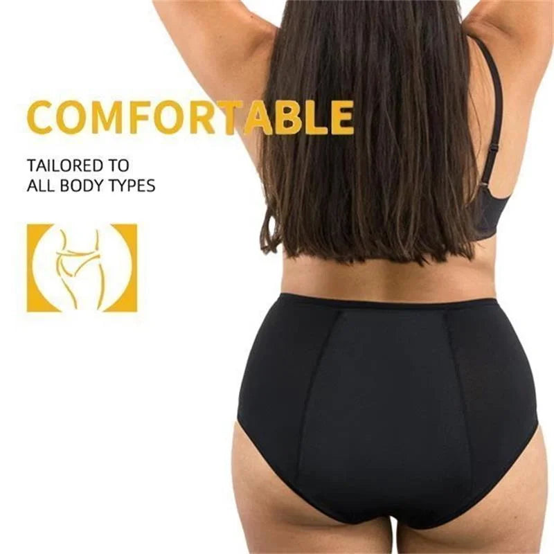 Period & Incontinence Briefs High-Waist Triple-Layer Absorbency