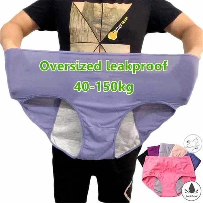 Period & Incontinence Briefs High-Waist Triple-Layer Absorbency