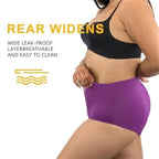 Period & Incontinence Briefs High-Waist Triple-Layer Absorbency