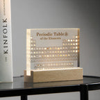 Periodic Table Display 83 Real Elements LED-Lit Acrylic