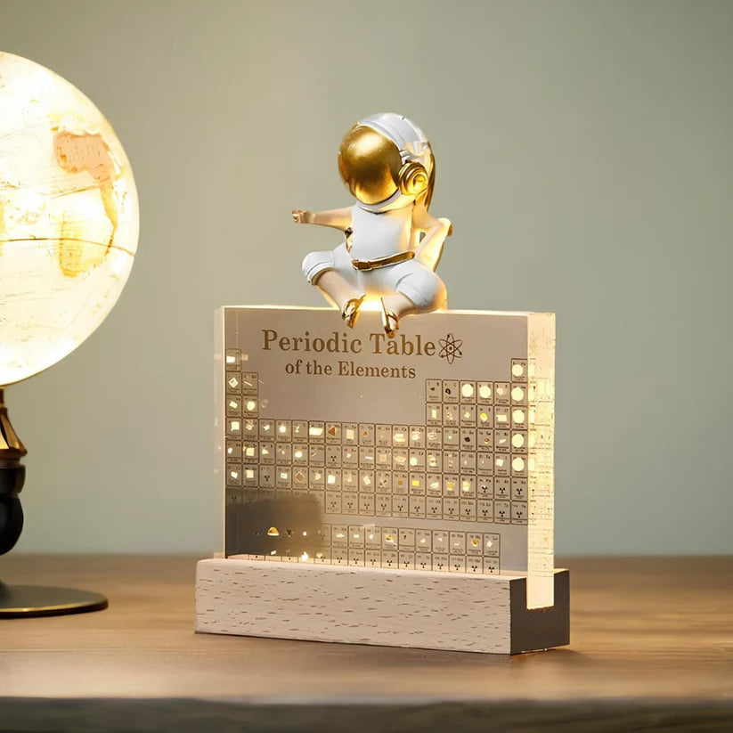 Periodic Table Display 83 Real Elements LED-Lit Acrylic
