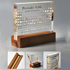 Periodic Table Display 83 Real Elements LED-Lit Acrylic