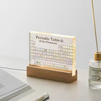 Periodic Table Display 83 Real Elements LED-Lit Acrylic