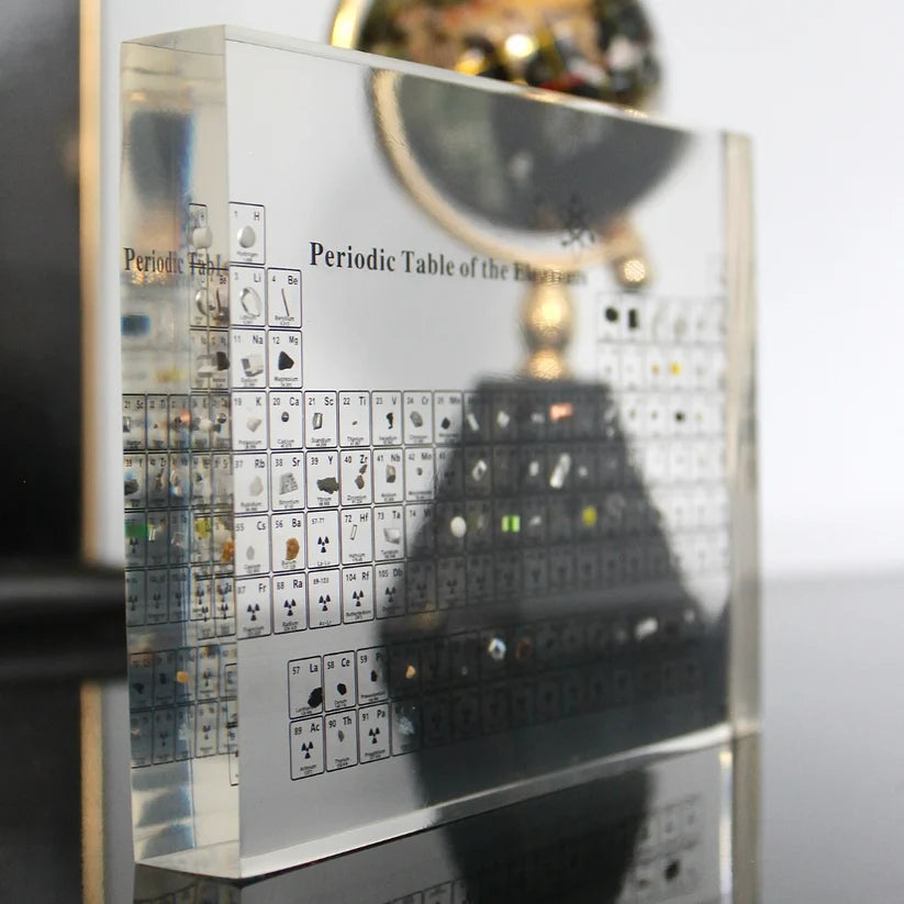 Periodic Table Display 83 Real Elements LED-Lit Acrylic