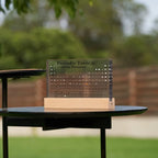 Periodic Table Display 83 Real Elements Laser-Engraved Acrylic